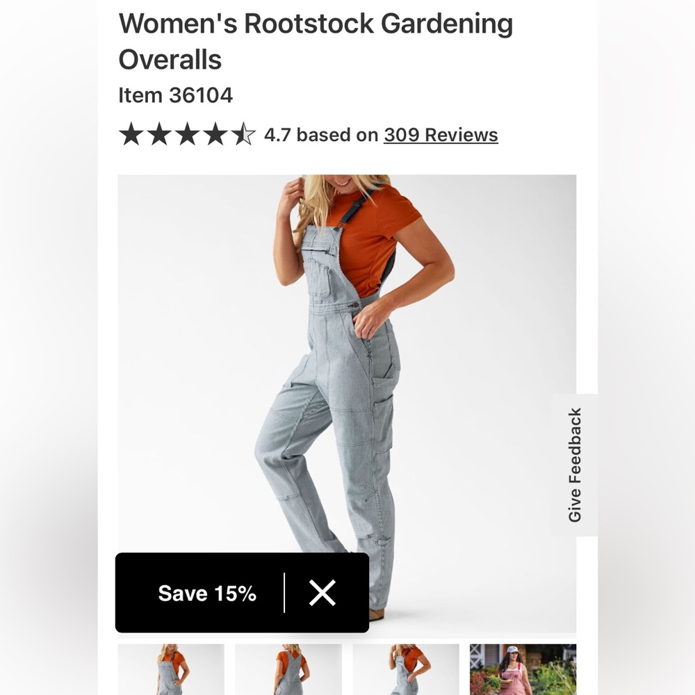 Duluth trading co - Women's Rootstock Gardening Overalls